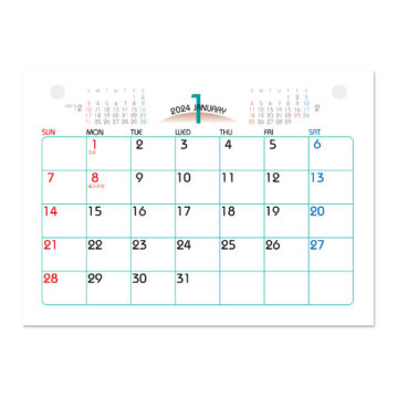 13枚 木のぬくもりカレンダー｜2024年卓上カレンダー名入れ激安作成！東京で35年・安心信頼のカレンダー印刷「佑和」の画像